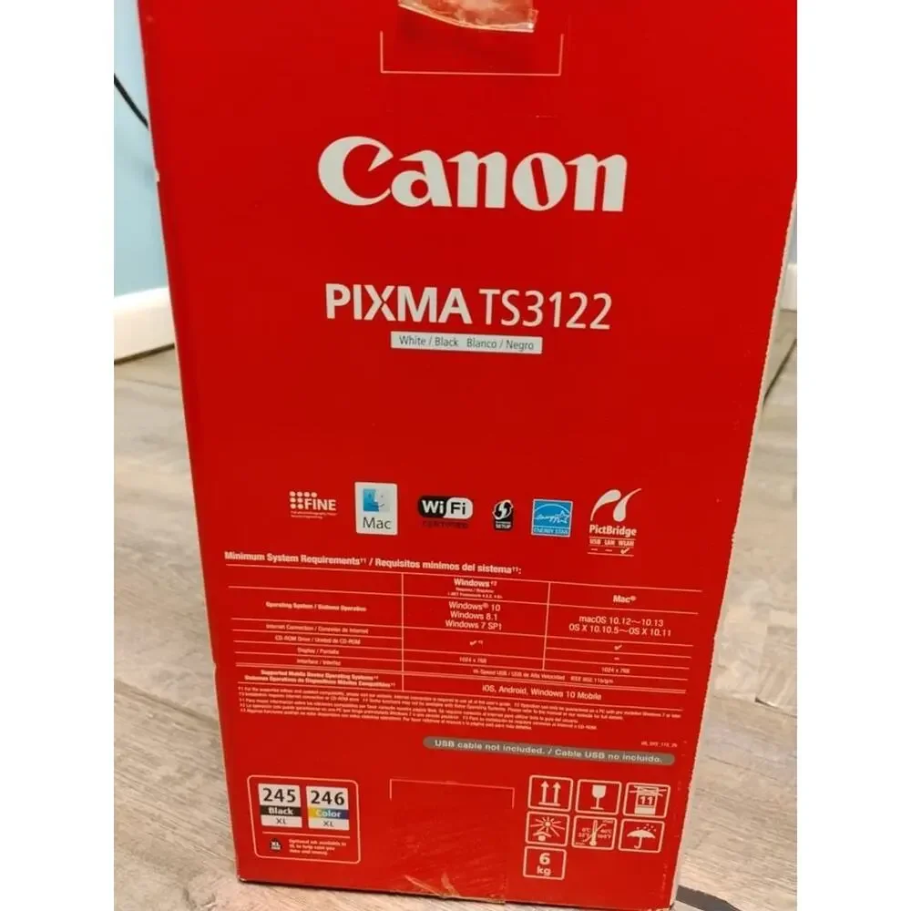 Canon Pixma TS3122 Wireless ALL-IN-ONE Inkjet Printer pre-owned in excellent